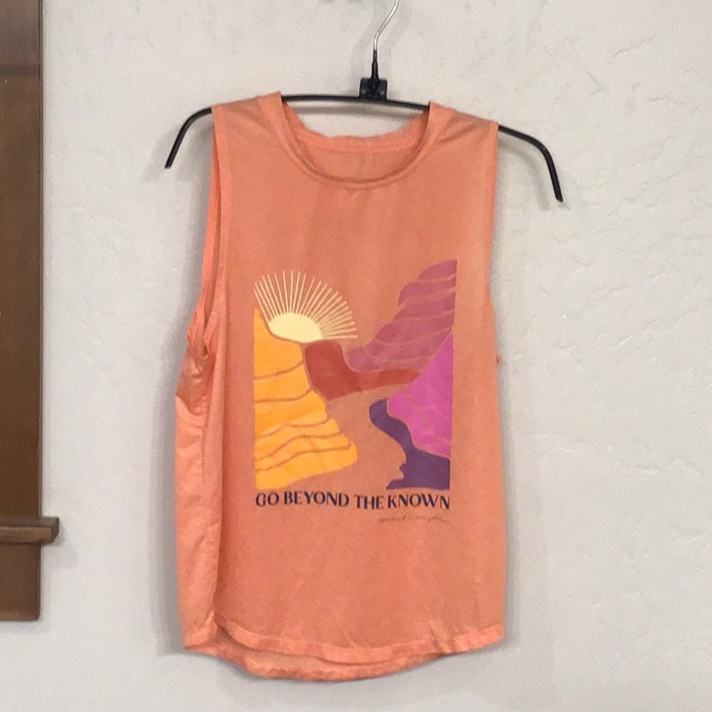 Peloton Spiritual Gangster tank, orange, S